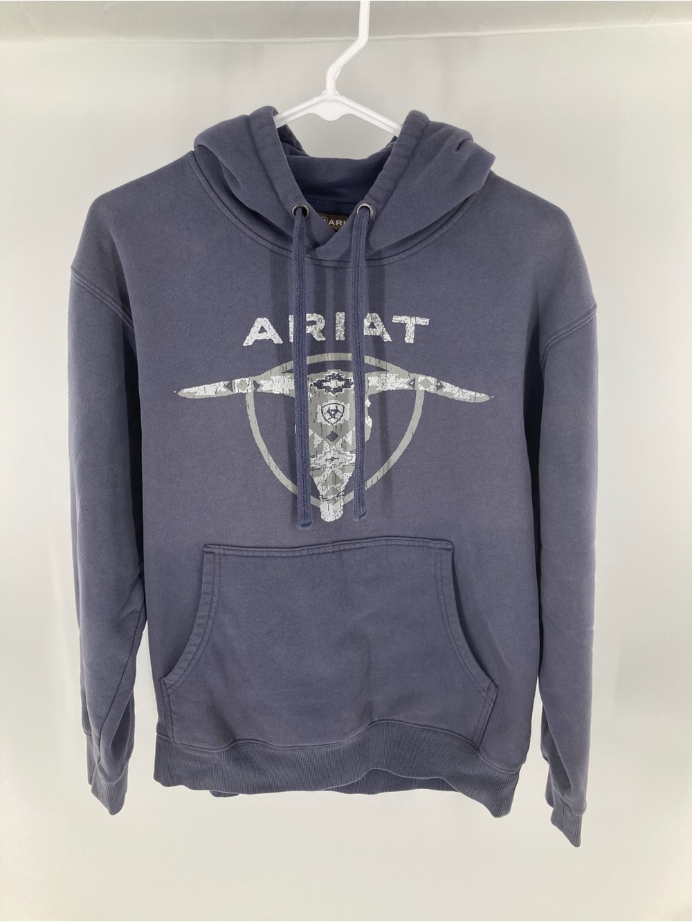 Ariat Men's Slate Blue Logo Pullover Hoodie